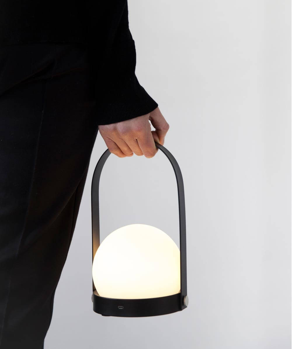 Portable Lamp Fio - Black
