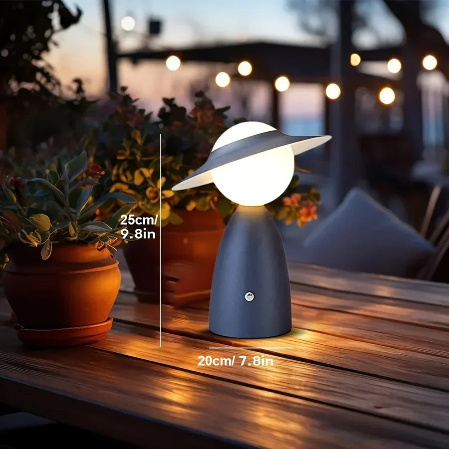 Hat Man Cordless Table Lamp