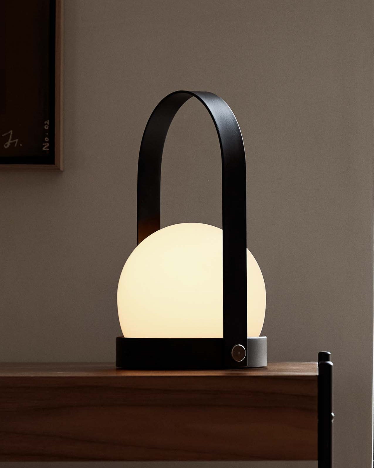 Portable Lamp Fio - Black